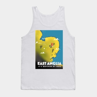 East anglia, It's Quicker by Rail Tank Top